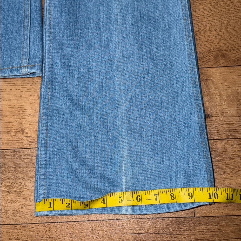 Vintage Levi’s Size 28 Orange Tab Jeans Blue Coastal Cowgirl Rodeo Festival Boho - Picture 15 of 16